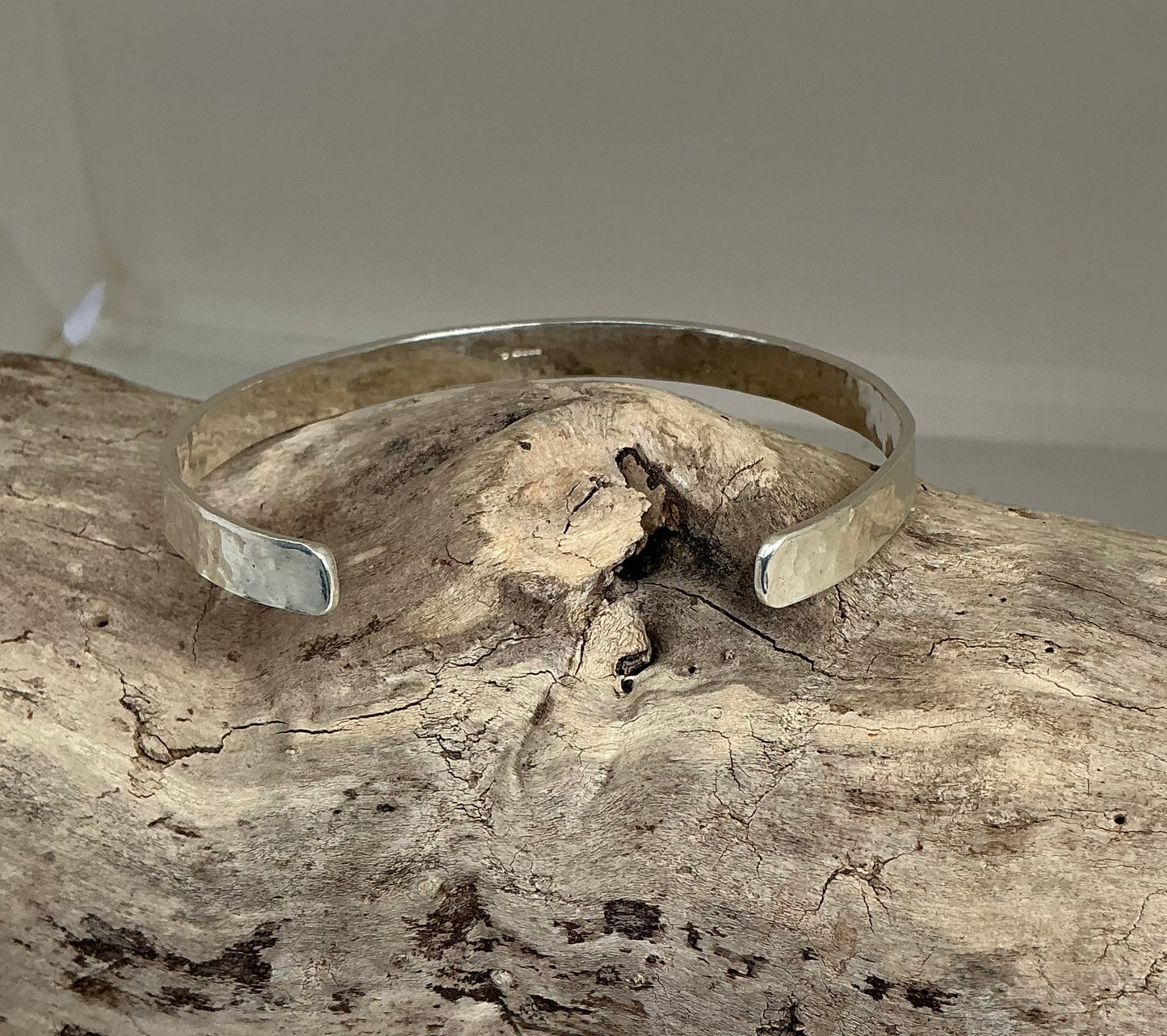 Hammered cuff bracelet