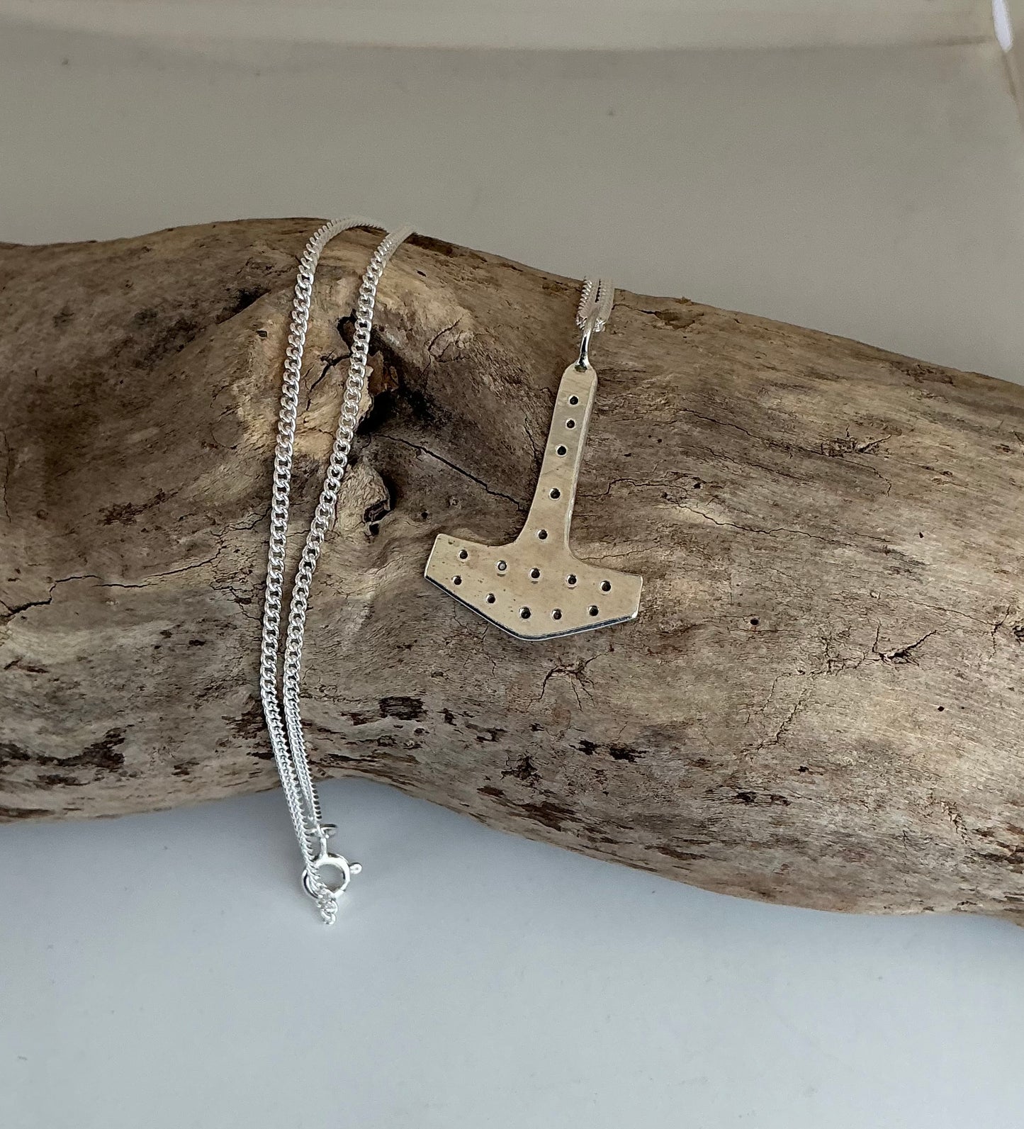 Handmade Thors hammer pendant