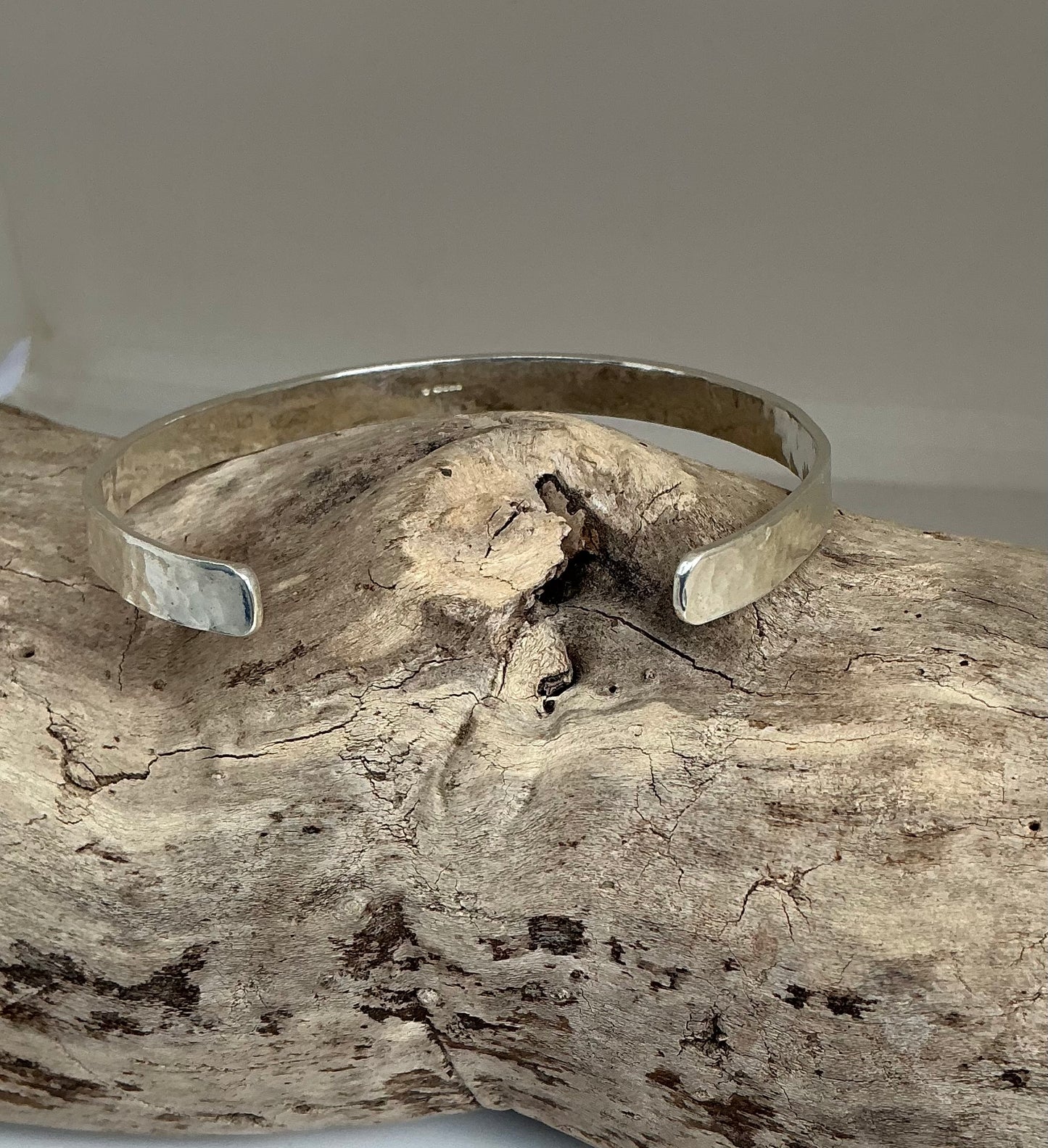 Hammered cuff bracelet