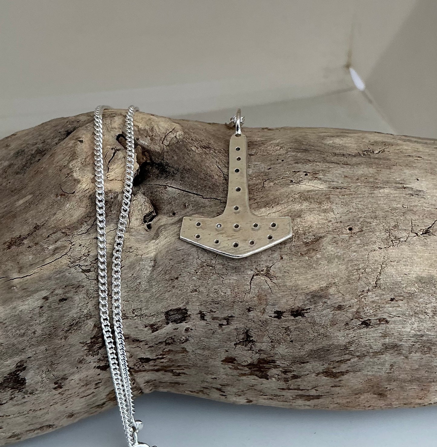 Handmade Thors hammer pendant