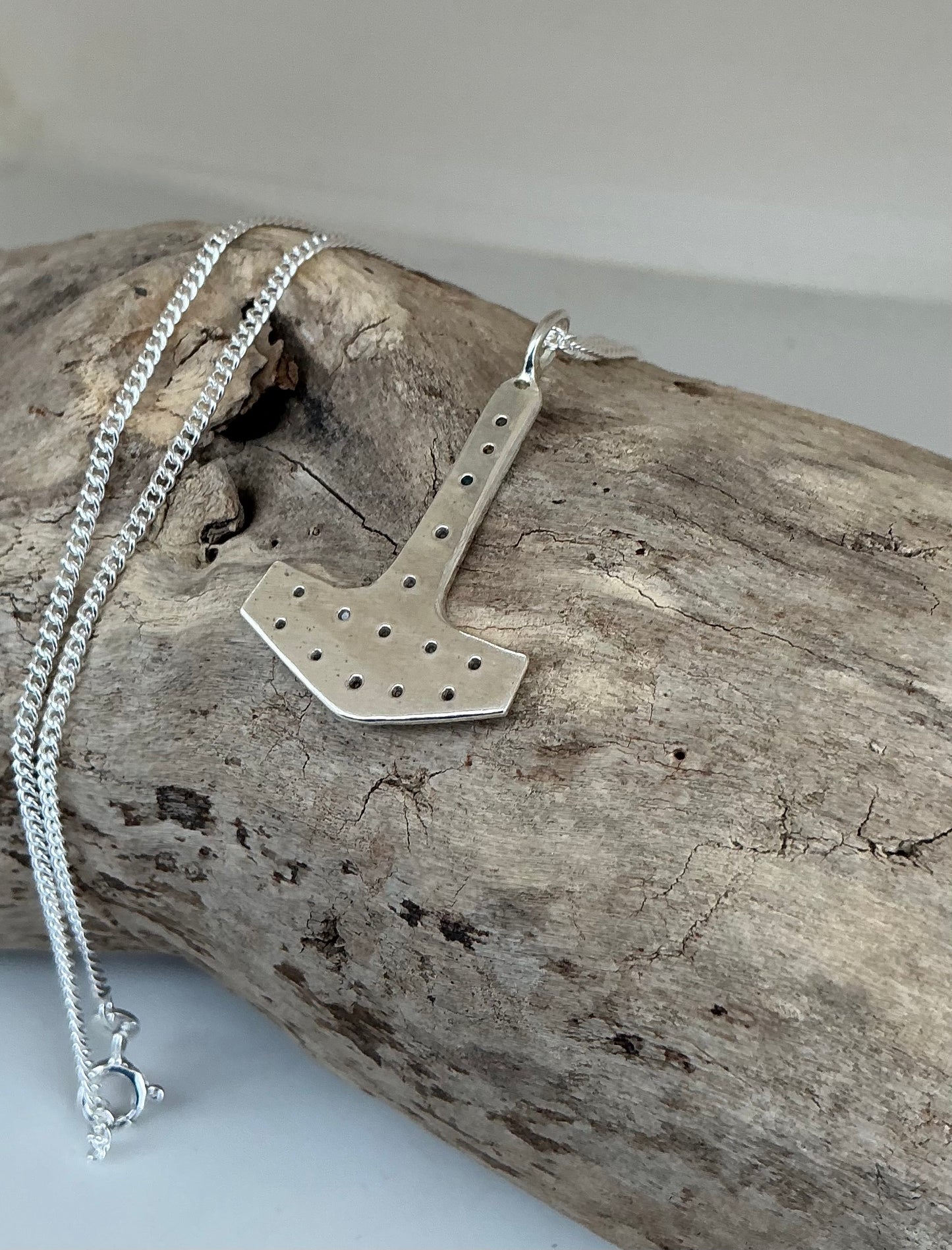 Handmade Thors hammer pendant