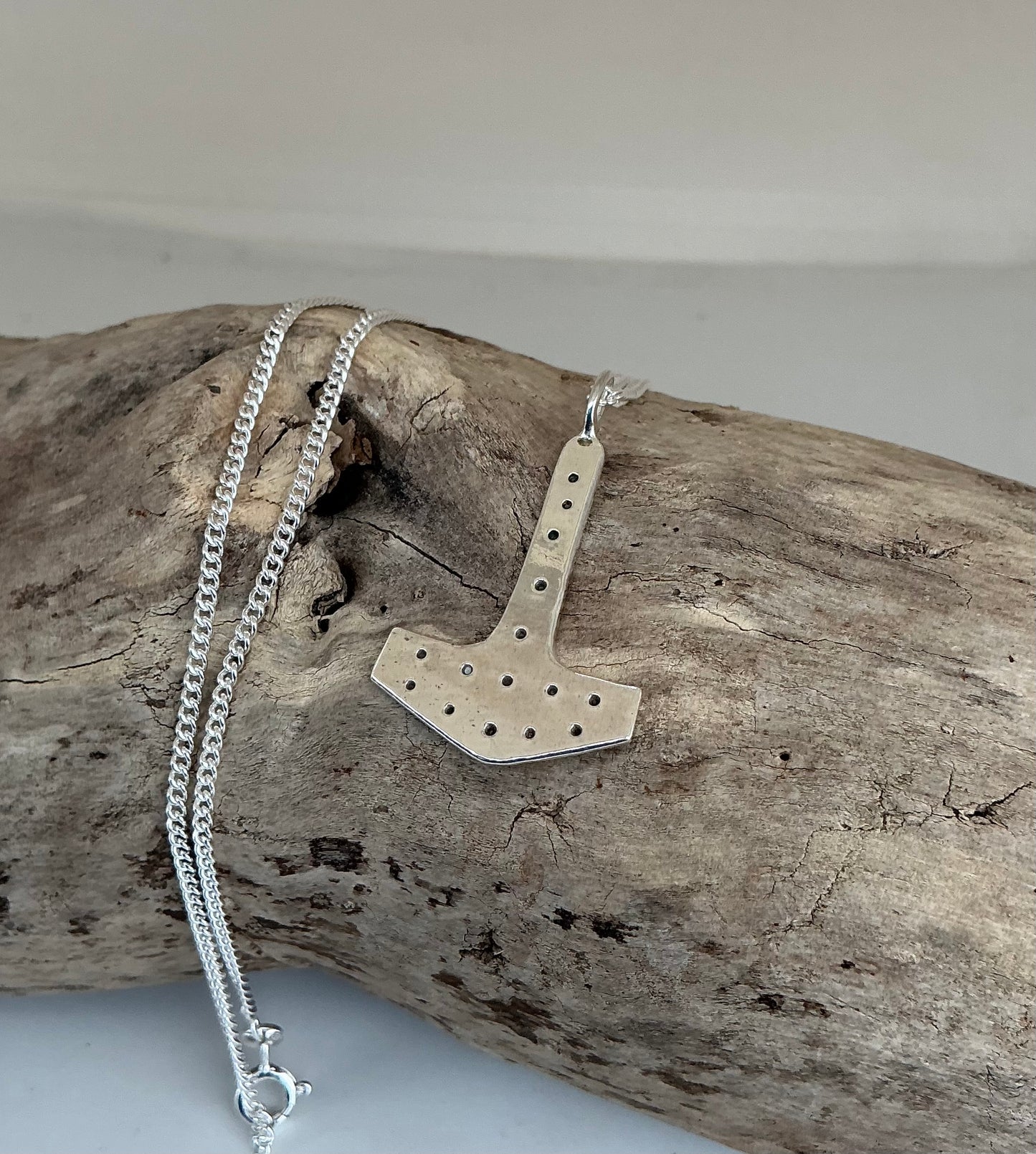 Handmade Thors hammer pendant