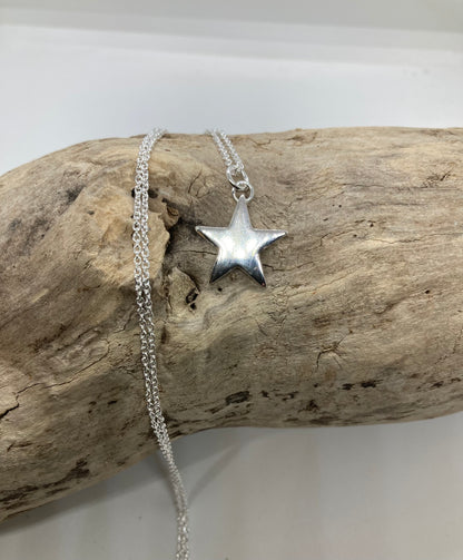 Sterling silver star pendant