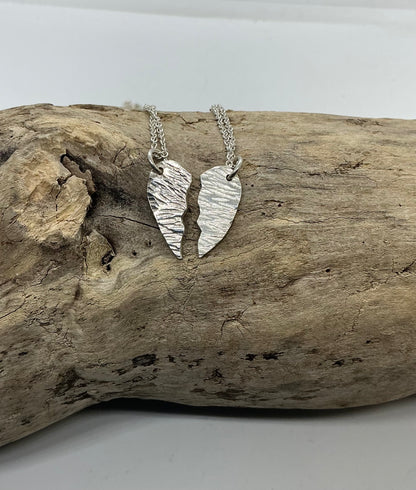 Broken heart pendant