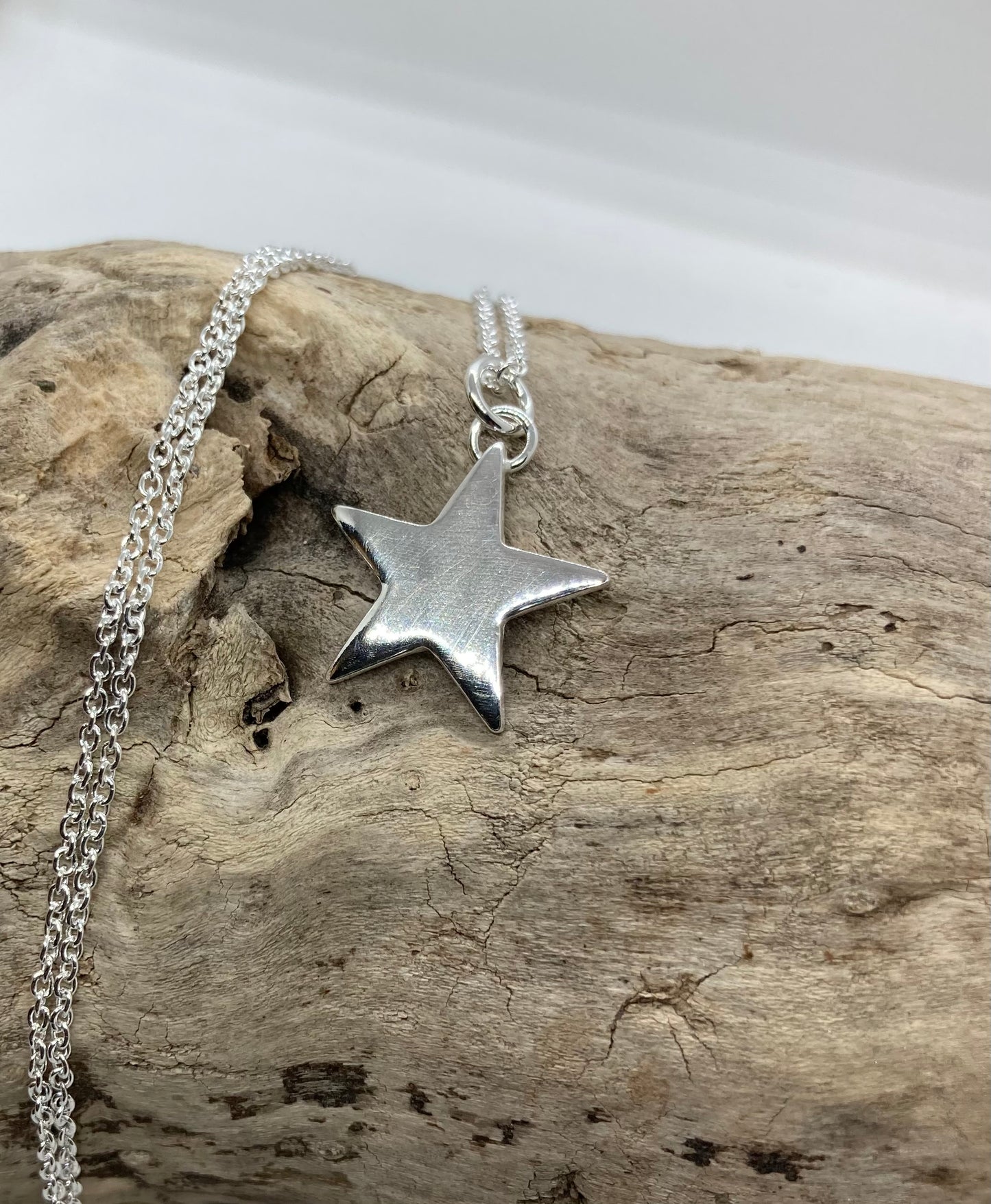 Sterling silver star pendant