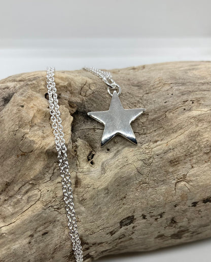 Sterling silver star pendant