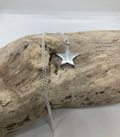 Sterling silver star pendant