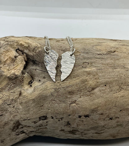 Broken heart pendant