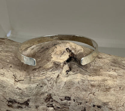 Hammered cuff bracelet