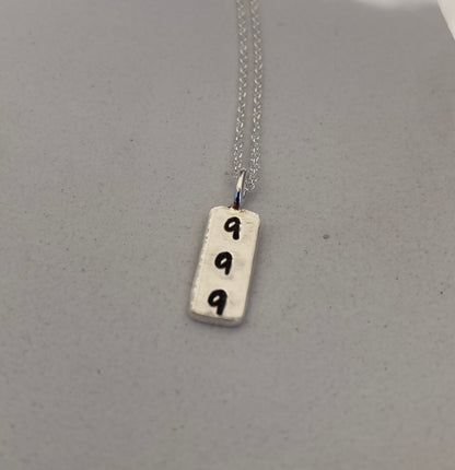 Angel number pendants