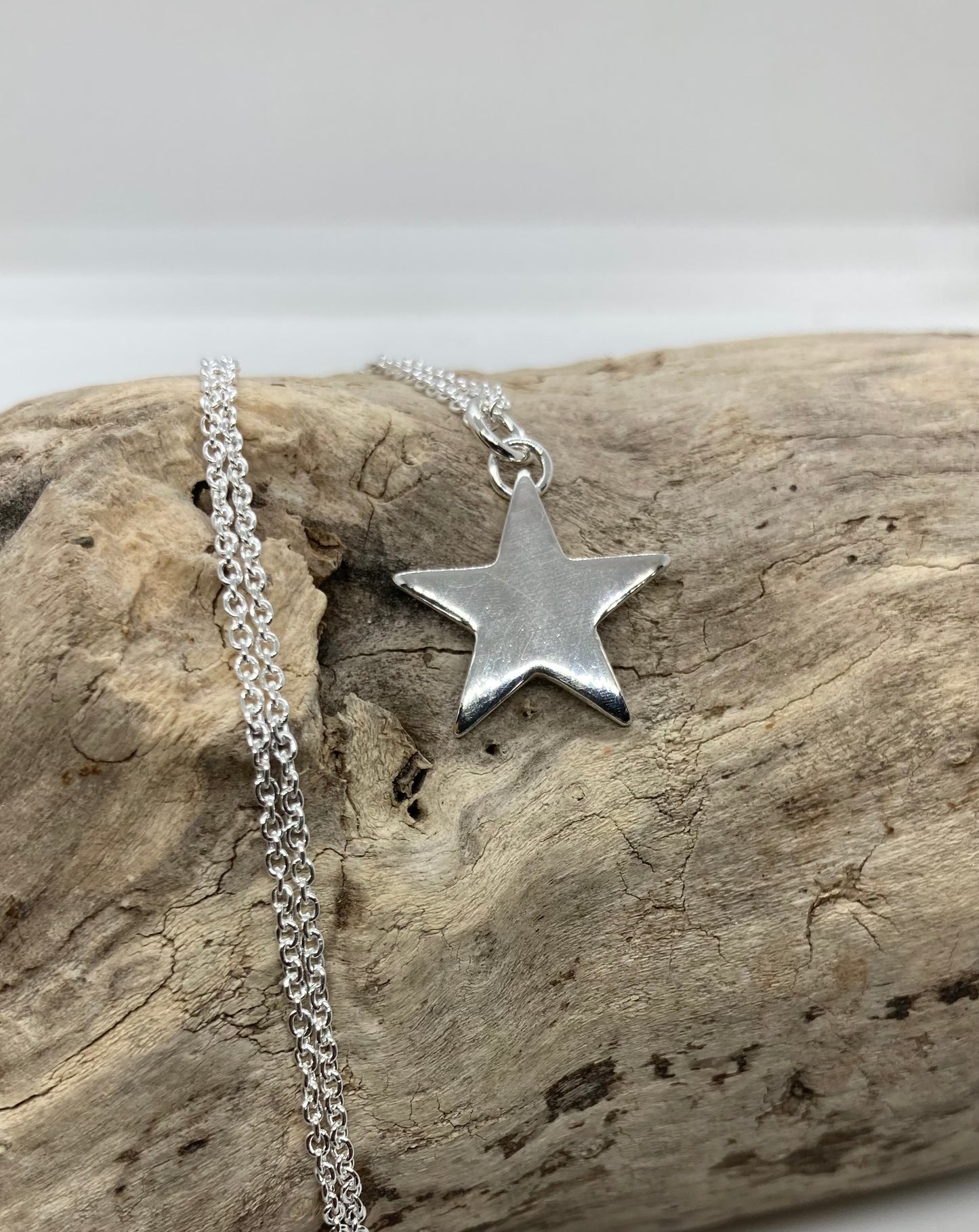 Sterling silver star pendant