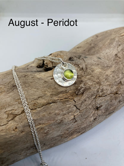 Birthstone pendant