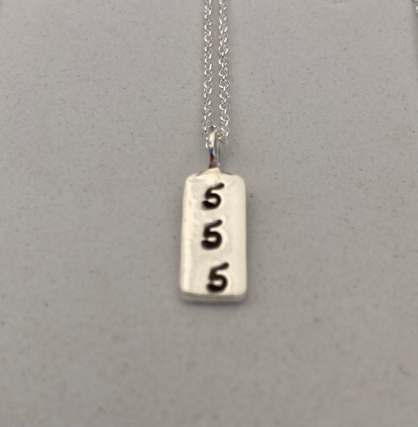 Angel number pendants