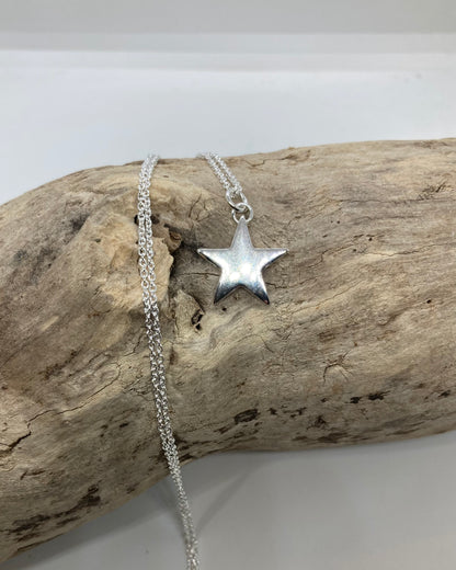 Sterling silver star pendant
