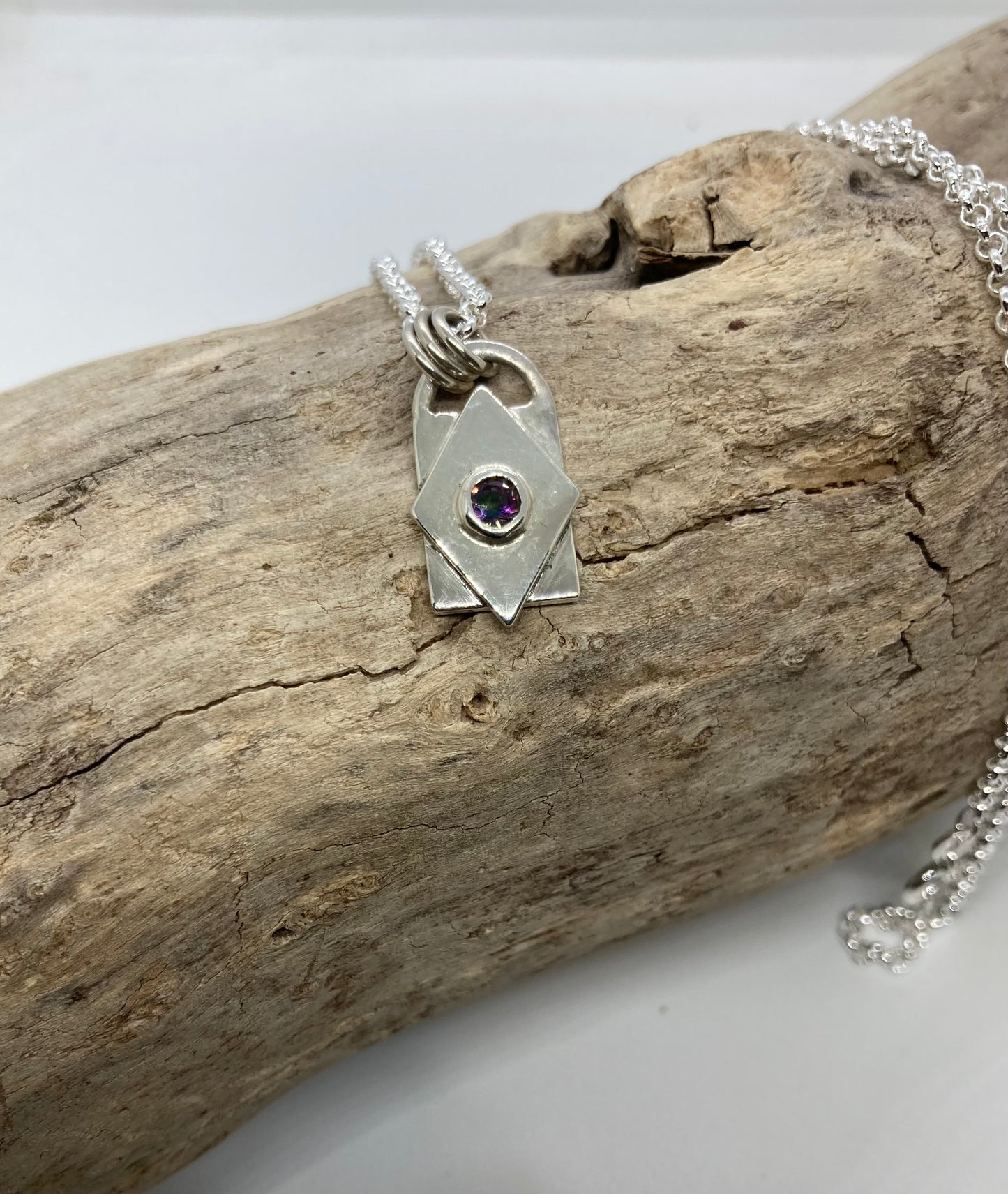 Mystic Topaz pendant