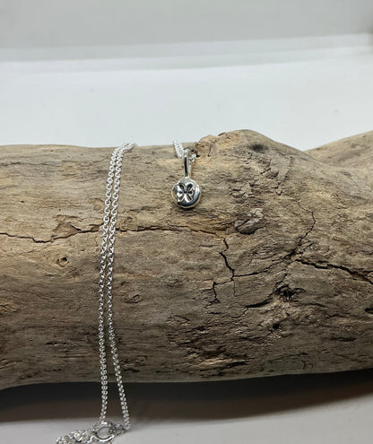 Star sign silver pebble pendants