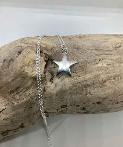 Sterling silver star pendant
