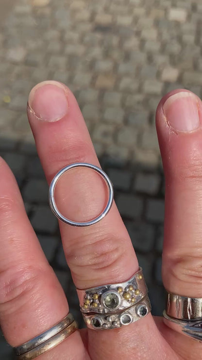 Open circle ring